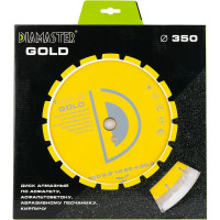 Диск сегментный по асфальту GOLDEN TYPE (350х25.4/20х3.2х10 мм; 21Z) DIAMASTER 001.000.6314