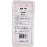 Сверло ступенчатое по металлу (4-30 мм; шаг 2 мм; HSS TIN) Sturm 1055-S430
