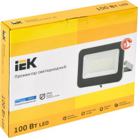 Светодиодный прожектор IEK СДО 07-100, серый, IP65 LPDO701-100-K03