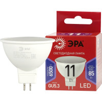 Светодиодная лампа ЭРА LED MR16-11W-865-GU5.3 R, софитная, 11 Вт, холодная, GU5.3 10/100/4000 Б0045347
