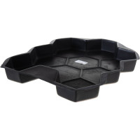 Форма для тротуарной плитки Ресурс СОТЫ 480х400х50 мм, черный 14476