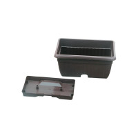 Балконный пластиковый ящик с поддоном ПРОТЭКТ коричневый ЯБ-30 К