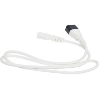 Шнур питания LANMASTER C13-C14, 3х0.75, 220В, 10А, белый, 1 метр LAN-PP13/14-1.0-WH