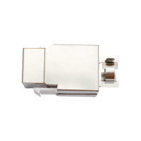 Вставка LANMASTER Keystone RJ-45, категория 6, экранированная, 180 градусов, LAN-OK45S6/180