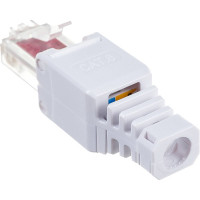 Полевой коннектор LANMASTER RJ-45 8P8C, категории 6 LAN-TMP-U6-WH
