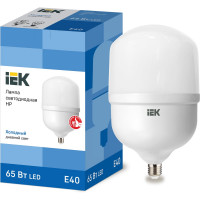 Лампа IEK LED HP 65вт 230В 6500К E40 LLE-HP-65-230-65-E40