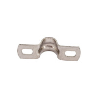 Металлическая двухлапковая скоба FORTISFLEX СМД INOX 8-9 мм 80980