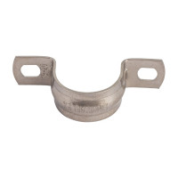 Металлическая двухлапковая скоба FORTISFLEX СМД INOX 19-20 мм 80135