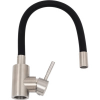 Смеситель для кухни OLIVE'S Balear с гибким изливом, нержавеющая сталь 13435-3BL