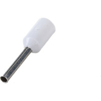 Наконечник-гильза IEK, Е7508 0,75мм 2 белый, 20шт UGN10-4-C75-02-08