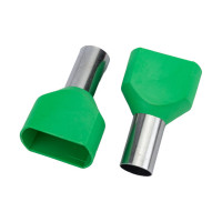 Наконечник-гильза IEK, НГИ2 16-14 зеленый 20шт UTE10-4-D16-0-100