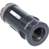Коронка алмазная по керамике и керамограниту Super Hard (25 мм; M14) Hilberg HH625
