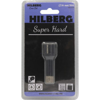 Коронка алмазная с воском по керамике и керамограниту Super Hard (14 мм; M14) Hilberg HH614