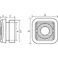 Вентилятор MTG A fi150-K с клапаном 31199