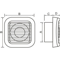 Вентилятор MTG A120N-K клапан 17740