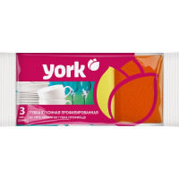 Губки YORK 3 шт. профилированные 031010