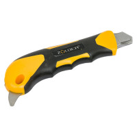 Нож ZOLDER Master Flipper с сегментированным лезвием, 18 мм, неострый доп. выступ 9031