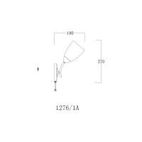 Настенный светильник J-LIGHT GALA 1276/1W