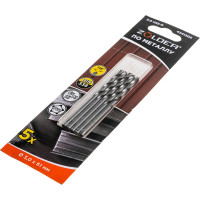 Сверло по металлу HSS-R (5 шт; 3х61 мм; цилиндрический хвостовик) ZOLDER 4241305