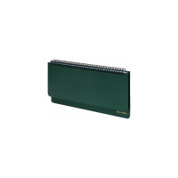 Настольный недатированный планинг BRAUBERG Select 305x140мм, балакрон, зеленый 111695