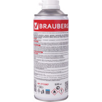 Баллон со сжатым воздухом BRAUBERG для очистки техники, 520 мл 513287
