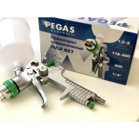 Краскопульт Pegas pneumatic HVLP827 сопло 1.4 мм 2712