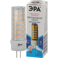 Светодиодная LED лампа ЭРА, JC-5W-12V-CER-840-G4 диод, капсула, 5Вт, нейтральный, G4 20/500/21000 Б0049088