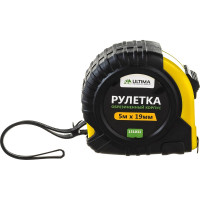 Рулетка Ultima Lite, 5мх19мм, обрезиненный пластиковый корпус, 131031