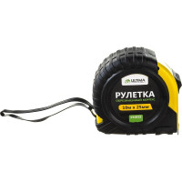 Рулетка Ultima Lite, 10мх25мм, обрезиненный пластиковый корпус, 131033