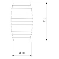 Накладной светильник Elektrostandard GU10 коричневый DLN105 a047728