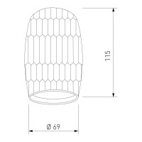 Накладной светильник Elektrostandard DLN104 GU10 белый a047723