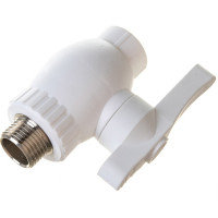 Кран шаровой RTP полнопроходной, с наружней резьбой на выходе, D20х1/2 мм 17136