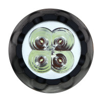 Фонарь аккумуляторный ЕРМАК 4 ярк. LED, вилка 220В, пластик, 13x5,3 см 198-074