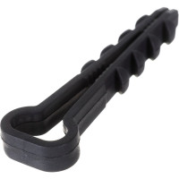 Дюбель-хомут ПЭМИ 5-10 для пл. кабеля, черный 50 шт. X7906184