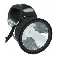 Аккумуляторный фонарь прожектор Ермак 18 SMD, 1 Вт, LED, шнур 220В, резинопластик 198-041