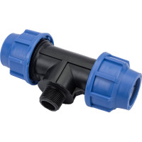 Тройник RTP с наружной трубной резьбой PN 16 D 32х3/4 11624