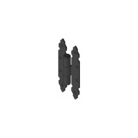Накладная петля Amig черная 9100-200х90х4