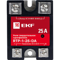 Твердотельное реле EKF однофазное RTP-25-DA PROxima rtp-1-25-da