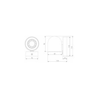 Настенный светильник Elektrostandard Ogma GU10 SW белый MRL 1009 a047855