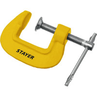 Чугунная струбцина STAYER SG-25 тип G, 25 мм 3215-025