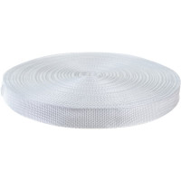 Ременная полипропиленовая лента Эбис, 25 мм, 50 м, белая 72412