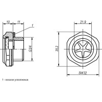 Маслоуказатель Глазок KIPP K0448.36034