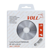 Диск алмазный LaserTurboV PREMIUM (125х22.23 мм) VOLL 1.00125