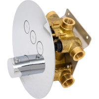 Термостатический смеситель для ванны и душа WasserKRAFT Thermo Dinkel 5844
