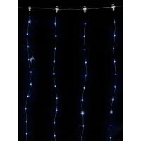 Светодиодная гирлянда TDM ELECTRIC Роса - занавес, 2х2 м, 200LED, белый, ПДУ, USB, IP20 SQ0361-0087