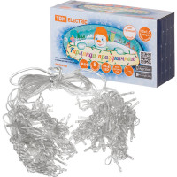 Новогодняя гирлянда TDM ELECTRIC Занавес, 1,5х1,5 м, белый свет, 8 режимов, IP44 SQ0361-0028