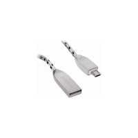 Кабель SONNEN USB 2.0-micro USB 1м Premium медь передача данных и быстрая зарядка 513125