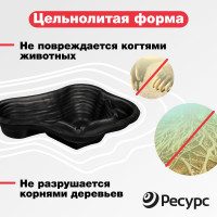 Пруд Ресурс черный 14624