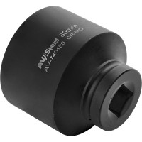 Головка ударная шестигранная удлиненная (80 мм; 1DR) AV Steel AV-740180
