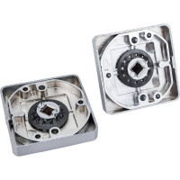 Дверная завертка MORELLI MH-WC-S55 SC/CP цвет-матовый хром/хром 9012229